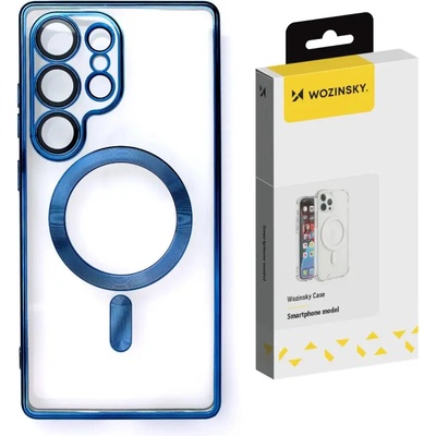 Wozinsky Electroplated Magsafe калъф за Samsung Galaxy S24 FE - син (5907769371370)