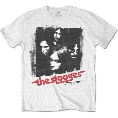 Iggy & The Stooges tričko Four Faces biele