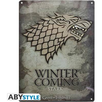 ABYstyle Plechová cedule Stark, Hra o trůny