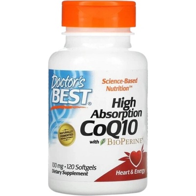 Doctor's Best BEST CoQ10 with Bioperine 100 mg [120 Гел капсули]