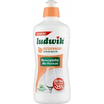 Ludwik Prostriedok na umývanie riadu Broskyne 450 ml