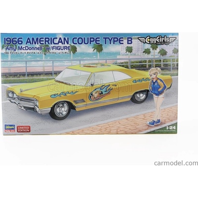 Hasegawa Pontiac American Coupe Type B With Amy Mcdonnell Figure 1966/ 1:24