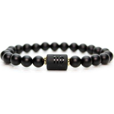 Nubis korálkový lávový kámen znamení panna KN300-08