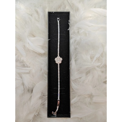 Gella 3.16NAR náramok na ruku dámsky strieborný kvet so zirkónmi