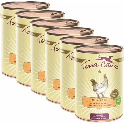 Terra Canis ﻿Chicken with tomato, amaranth & basil 6 x 400 g