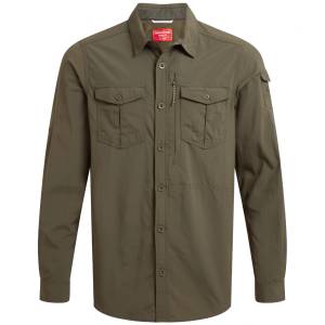 Craghoppers NosiLife Adventure Long Sleeved Shirt III Размер: XXL / Цвят: зелен