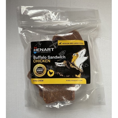 Henart Pet Products Buffalo sandwich kura S 10 ks 250 g