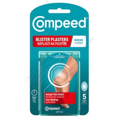LABORATOIRE HRA PHARMA Compeed Náplasti na puchýře střední 5 ks