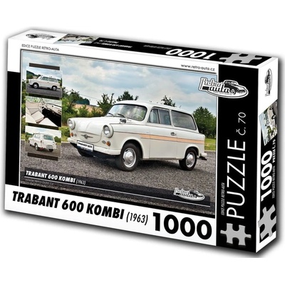 Retro-auta č. 70 Trabant 600 KOMBI 1963 1000 dielov