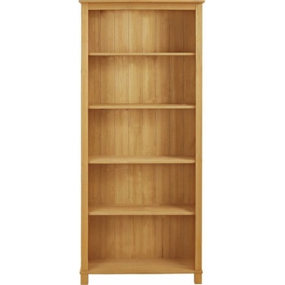 Knižnica z borovicového dreva v prírodnej farbe 77x171 cm Pivo – Støraa