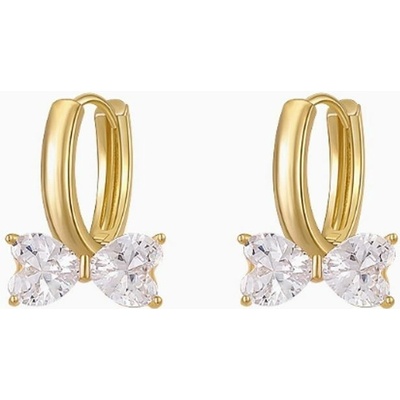 Swarovski e. dámske náušnice zlaté kruhy Golden Tie see3904