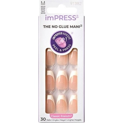 KISS Samolepiace nechty ImPRESS Nails Ideal 30 ks