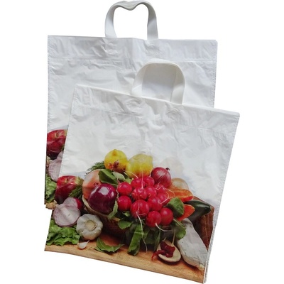 Taška igelitová s uchem - extra silná - 46 x 50 cm