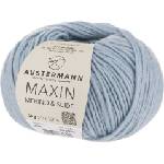 Austermann Maxin Merino & Seide 90320-10 Ice Blue Плетива прежда (90320-10)