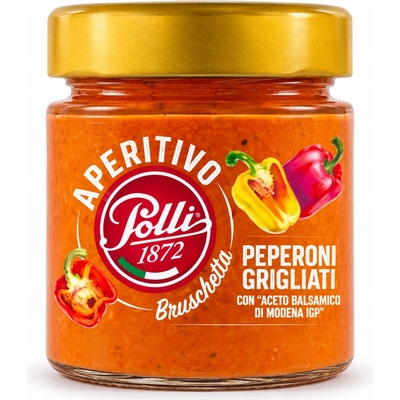 Polli aperitivo pomazánka na bruschettu z grilovaných paprik 140g