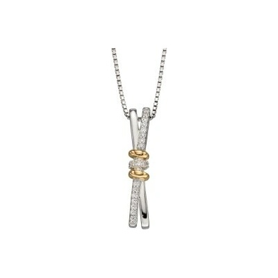Fiorelli Strieborný prívesok s retiazkou silver P4949C