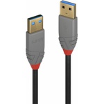 Lindy Кабел Lindy, от USB-A(m) към USB-A(m), 0.5m, черен (LNY-36750)