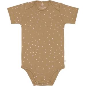 Lassig Бебешко боди с къс ръкав Lassig - 50/56 cm, 0-2 м, Dots curry (4042183416359) - ozone
