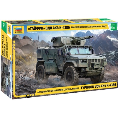 Zvezda K-4386 Typhoon VDV 4x4 w/ BMDU 1:35