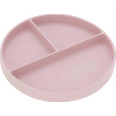 Excellent Houseware Talíř s přihrádkami, 20 cm, růžový
