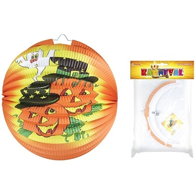 Lampion koule Halloween oranžový 25 cm – Zbozi.Blesk.cz