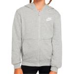 Nike Детски суичър Nike Kid's NSW Club FT Hooded Full ZIP L/S LBR Zip-up hoodie - Dark Grey Heather / Base Grey / White (003-3737-0314)