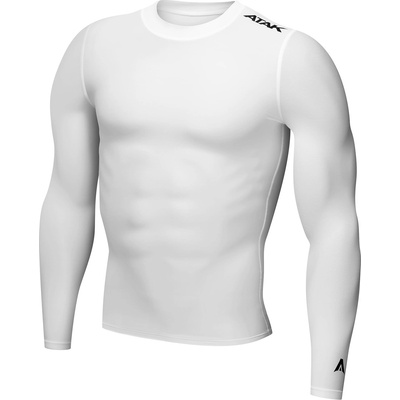 ATAK Sports Фланелка с дълъг ръкав ATAK Sports Atak Compression Long Sleeve Top Senior - White