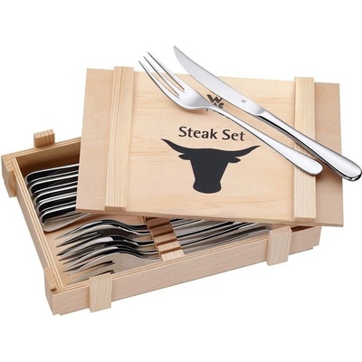 WMF 1280239990 Ножове и вилици за Steak от 6 части Кухненски прибор (1280239990 Ножове и вилици за Steak от 6 части)