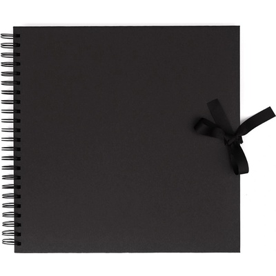 DP Craft Album kroužkové univerzální 30,5 CM X 30,5 CM SCRAPBOOK BLACK (40 Listů) – Zboží Dáma