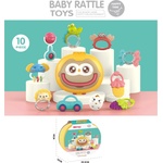 Chipolino, TOYS Беб. дрънкалка и гризалка 10 части Кутия (drn02460887)
