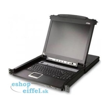 Aten CL-5708M-AT-AG KVM 8 port LCD 17 + klávesnica + touchpad USB-PS/2