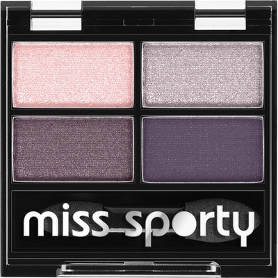 Miss Sporty Studio Colour Quattro Eyeshadow očné tiene 402 Smoky Green Eyes 3,2 g