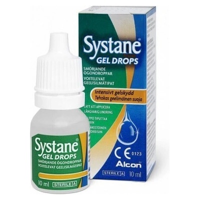 Alcon Овлажняващи капки за очи гел с лубрикант, Alcon Systane Gel Drops Lubricating Eye Drops 10ml