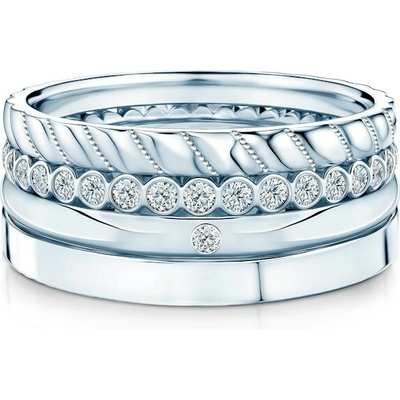 Savicki Sada prsteňov Symphony striebro laboratórne diamanty ZST 925 SAVNo 525B 529LAB B 535LAB B 504B
