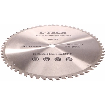 GEKO Pilový kotouč do dřeva, 500x32x60T