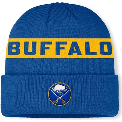 Fanatics Pánská zimní čepice Buffalo Sabres NHL Authentic Pro A/Cap Cuffed beanie