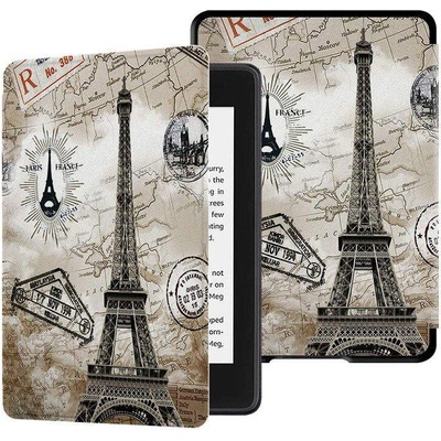 Amazon Case Amazon Kindle 2019 Eiffel Tower + Подарък: Stylus & Screen Protector (Case-Kindle 2019ET)