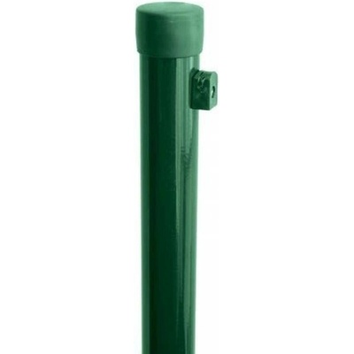 Sloupek plotový Ideal Zn + PVC zelený s příchytkou – 2000×38 mm