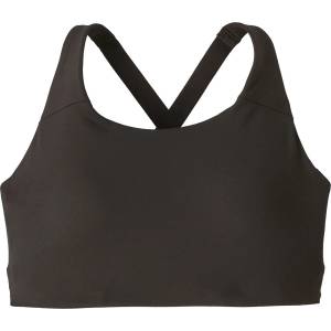 Patagonia Дамски спортен сутиен Patagonia Women's Shadowlite High Impact Adjustable Bra Sports bra - Black (114-3250-0113)