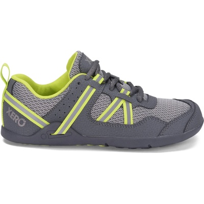 Xero Shoes Детски обувки barefoot Xero shoes Kid's Prio Barefoot shoes - Gray / Lime - размер 30 (EU) (702-2884-0111)