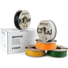Spectrum PCTG, 1,75mm, 5x250g, 80751, mix Arctic White, Traffic Black, Pure Or