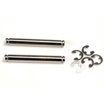Traxxas Suspension pins, 26mm (kingpins) (2) w/ E-clips (4), TRX2636 (TRX2636)