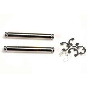 Traxxas Suspension pins, 26mm (kingpins) (2) w/ E-clips (4), TRX2636 (TRX2636)