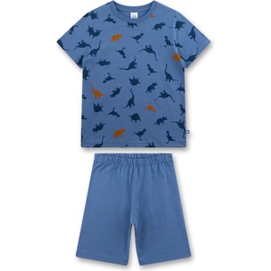 Sanetta Детско ежедневно термо бельо Sanetta Kid's Pyjama Short AOP 233561 Pyjamas - Navy - размер 98 (EU) (714-1406-0112)