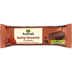 Alnatura Био блокче с фурми и брауни - 34 г