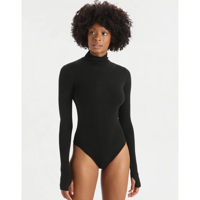 Icebreaker Wmns Queens LS High Neck Bodysuit, Black – Zboží Dáma