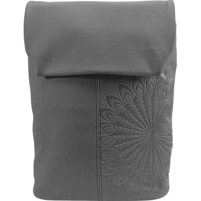 Tapple Tmavě šedý texturovaný s ornamenty Cora 16 l