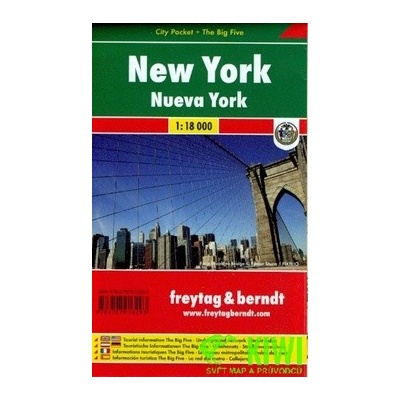 New York city pocket 1:18 000 Freytag-Berndt