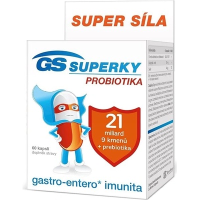 GS Superky probiotiká 60 kapsúl