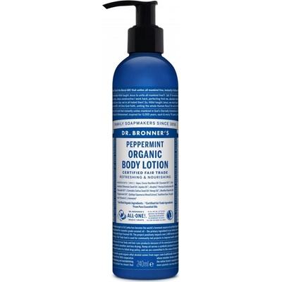 Dr. Bronner's telové mlieko Peppermint 237 ml